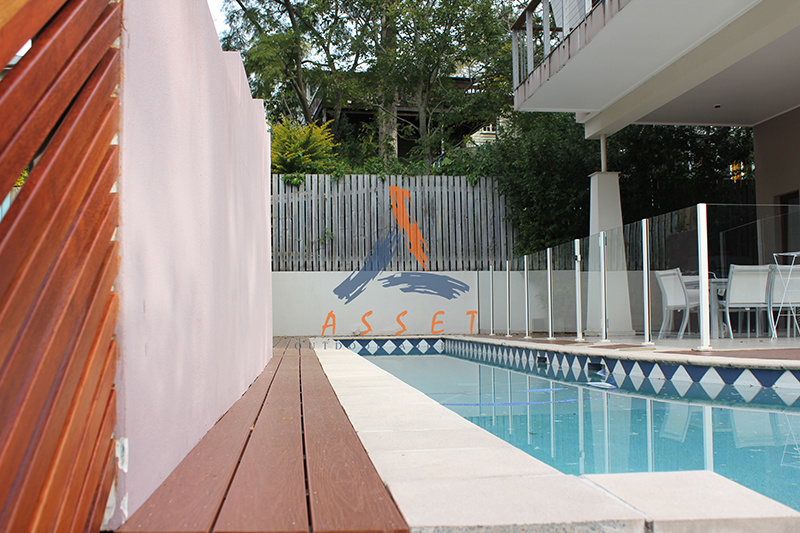 Pool deck, long life decking, St Lucia 2